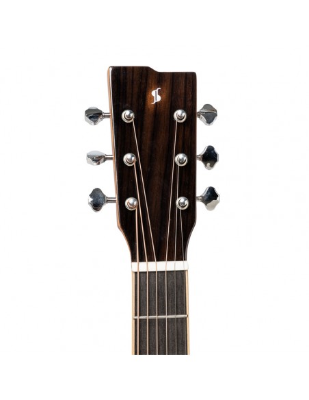 Dreadnought cutaway acoustic-electric guitar with spruce top, 45 series