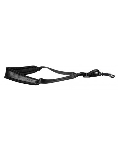 Fully-adjustable saxophone strap with...