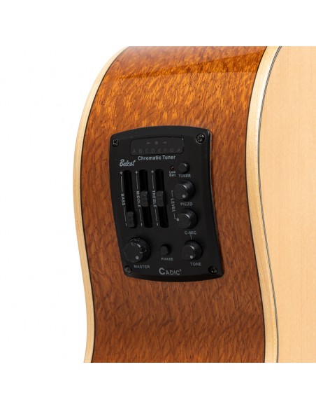 Orchestra cutaway acoustic-electric guitar with spruce top, 45 series