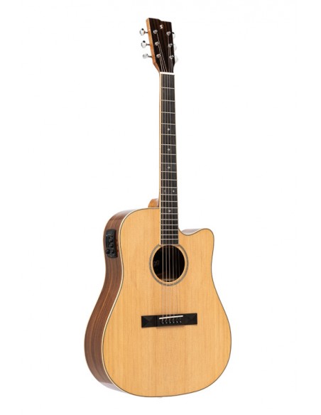 Dreadnought cutaway acoustic-electric guitar with spruce top, 45 series