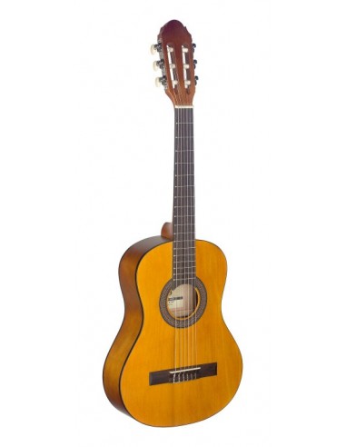 1/2 natural-coloured classical guitar...