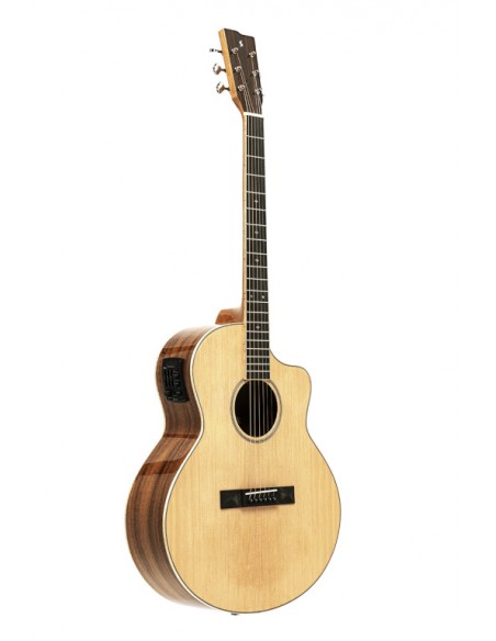 Orchestra cutaway acoustic-electric guitar with spruce top, 45 series