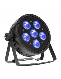 Flat ECOPAR 6 LightTheme™ spotlight with 6 x 30-watt RGBW (4 in 1) LED