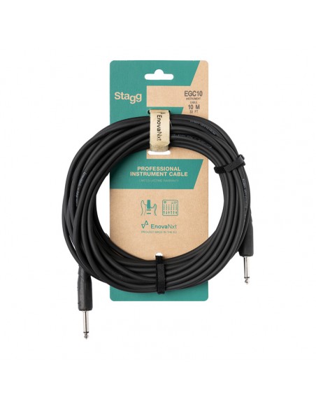 Instrument cable, jack/jack (m/m), 10 m (33') E-Series