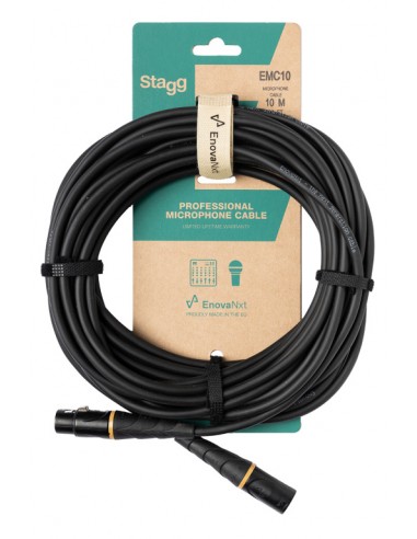 Microphone cable, XLR/XLR (m/f), 10 m (33'), E-series