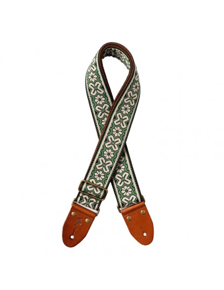 WOVEN NYLON TIARE STRAP GREEN