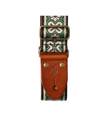 WOVEN NYLON TIARE STRAP GREEN