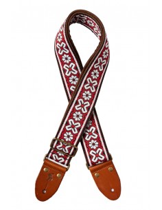 WOVEN NYLON TIARE STRAP RED
