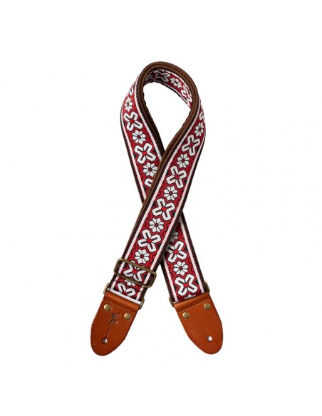 WOVEN NYLON TIARE STRAP RED