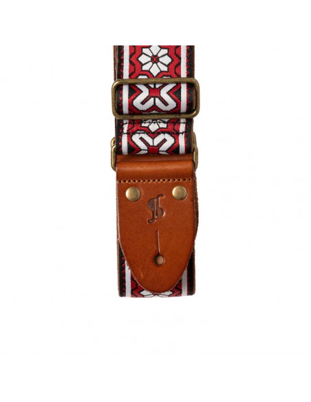 WOVEN NYLON TIARE STRAP RED
