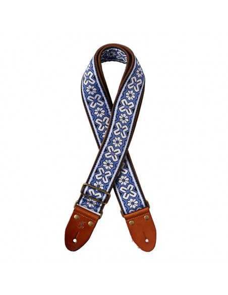 WOVEN NYLON TIARE STRAP BLUE