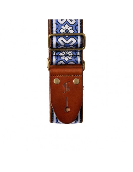WOVEN NYLON TIARE STRAP BLUE