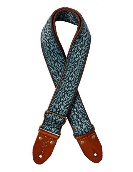 WOVEN NYLON STRAP DIAMOND BLUE