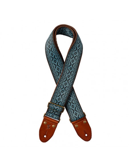 WOVEN NYLON STRAP DIAMOND BLUE