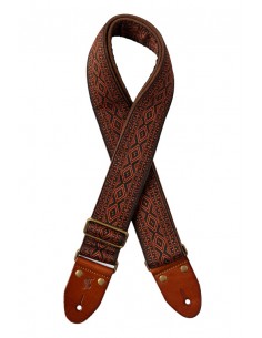 WOVEN NYLON STRAP DIAMOND BRW