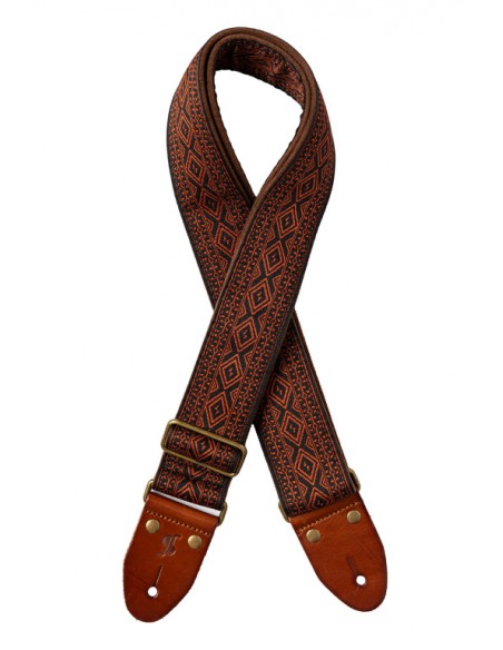 WOVEN NYLON STRAP DIAMOND BRW