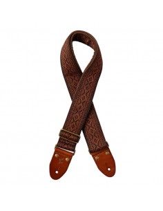 WOVEN NYLON STRAP DIAMOND BRW 2