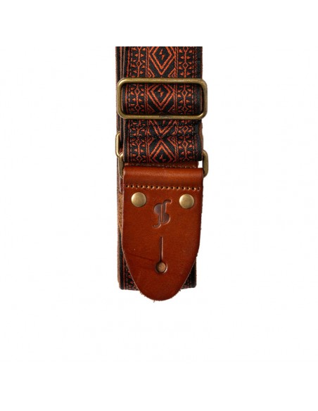 WOVEN NYLON STRAP DIAMOND BRW