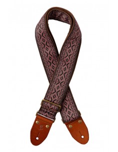 WOVEN NYLON STRAP DIAMOND RED