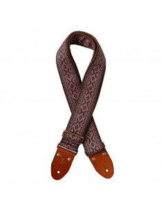 WOVEN NYLON STRAP DIAMOND RED 2