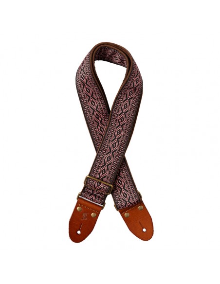WOVEN NYLON STRAP DIAMOND RED