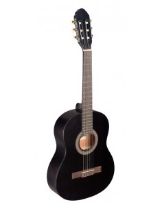 3/4 black classical guitar...