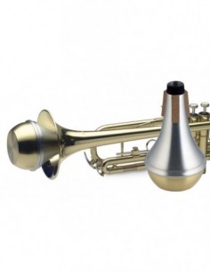 Straight mute for trumpet,...