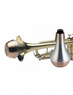 Straight mute for trumpet,...