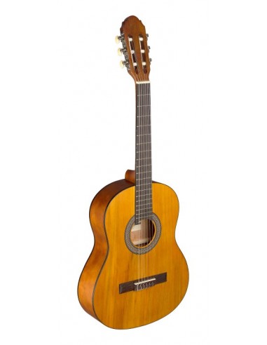 3/4 natural-coloured classical guitar...