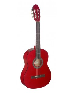 3/4 red classical guitar...