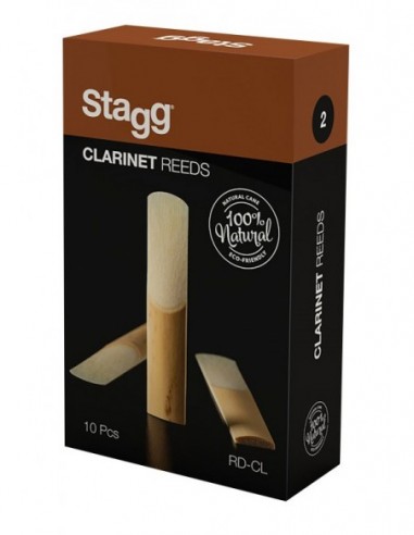 Box of 10 clarinet reeds, thickness...