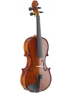 1/8 solid maple violin with...