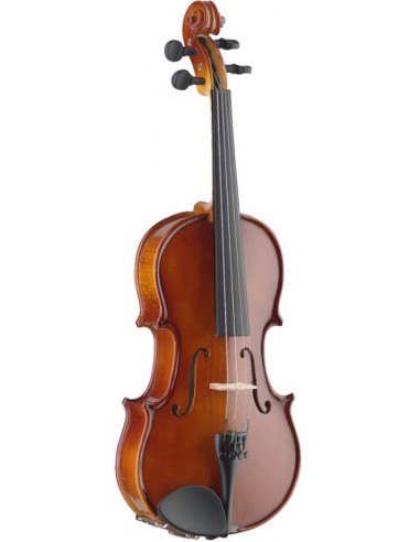 1/2 solid maple violin with ebony...