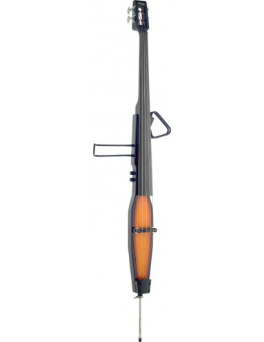 3/4 electric double bass with gigbag,...