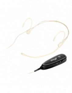 Beige wireless headset...