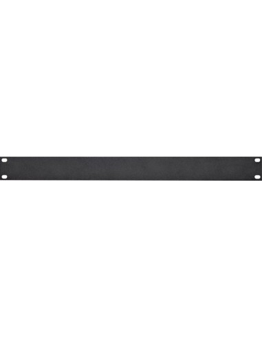 Flat steel panel for 19" 1-unit rack