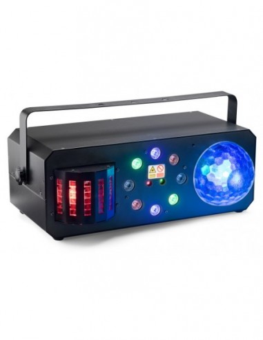 Multi-effects box with red and green...