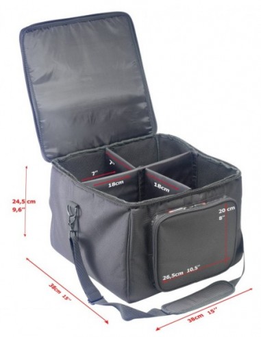 Reinforced transport bag for 4 LED...