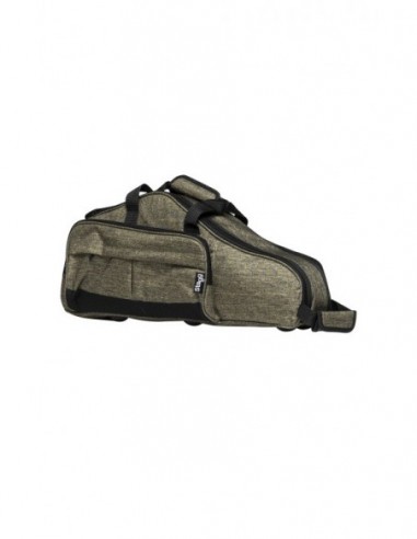 Bag for alto saxophone, bright green