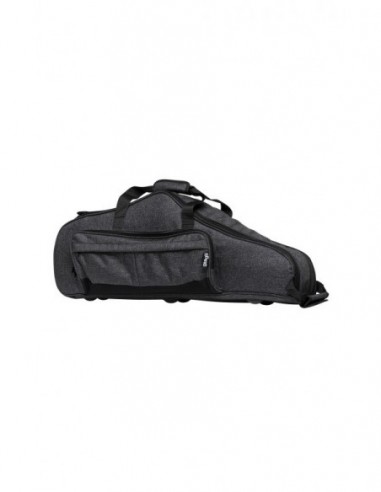 Soft bag for tenor saxophone, grey