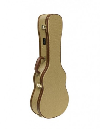 Vintage-style series gold tweed...