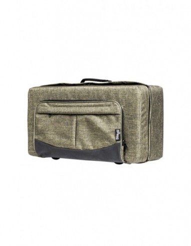 Soft case for trumpet, bright green