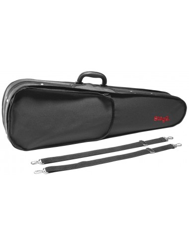 Lightweight violin-shaped soft case...