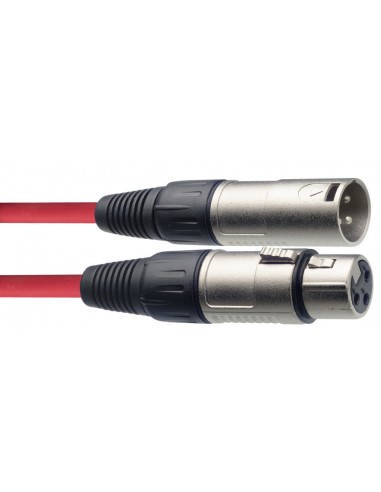 Microphone cable, XLR/XLR (m/f), 3 m...