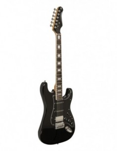 Electric guitar with solid...