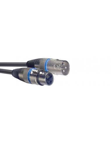 Microphone cable, XLR/XLR (m/f), 1 m...