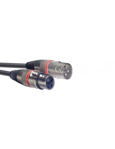 Microphone cable, XLR/XLR (m/f), 1 m...