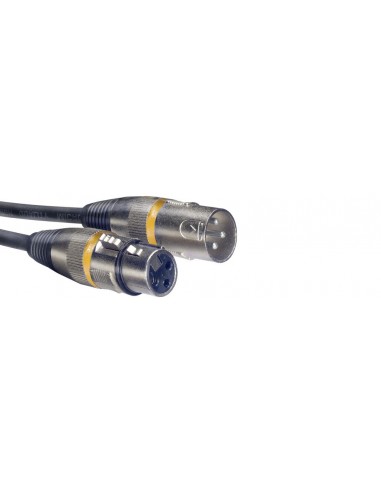 Microphone cable, XLR/XLR (m/f), 3 m...