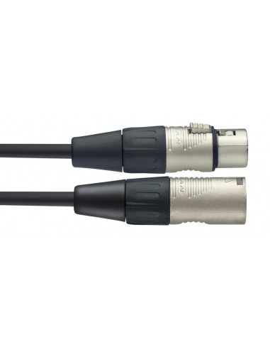 Microphone cable, XLR/XLR (m/f), 1 m...