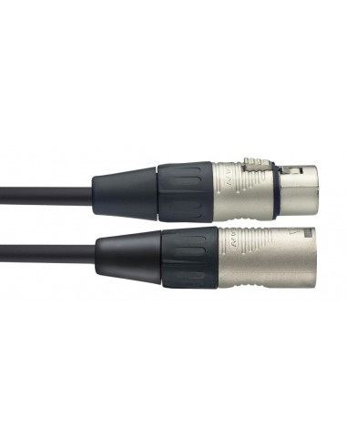 Microphone cable, XLR/XLR (m/f), 3...